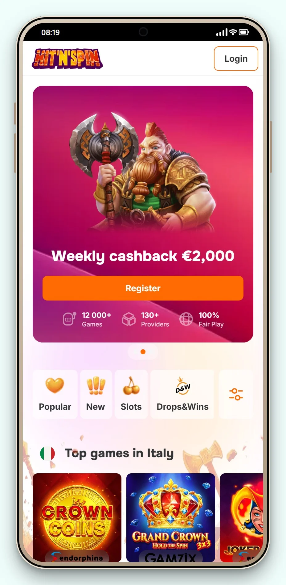 casino trustly: HitNSpin mobiilis, kasiino mängusaal